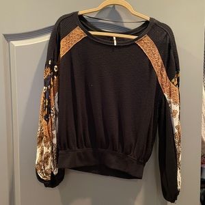 FREE PEOPLE ✨ Black Thermal